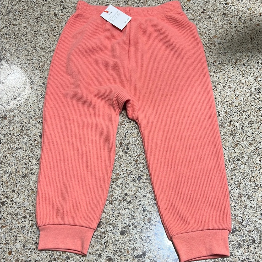 Cat & Jack Pink Sweatpants with Elastic Cuffs